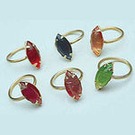 Party Favors - Classic Gemstone Rings