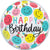 Party Hats Birthday Sphere 20″ Foil Balloon by Prima from Instaballoons