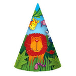 Party Hats - Wild Kingdom (8ct) - Amscan