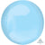 Pastel Blue Jumbo Orbz 21″ Foil Balloons by Anagram from Instaballoons