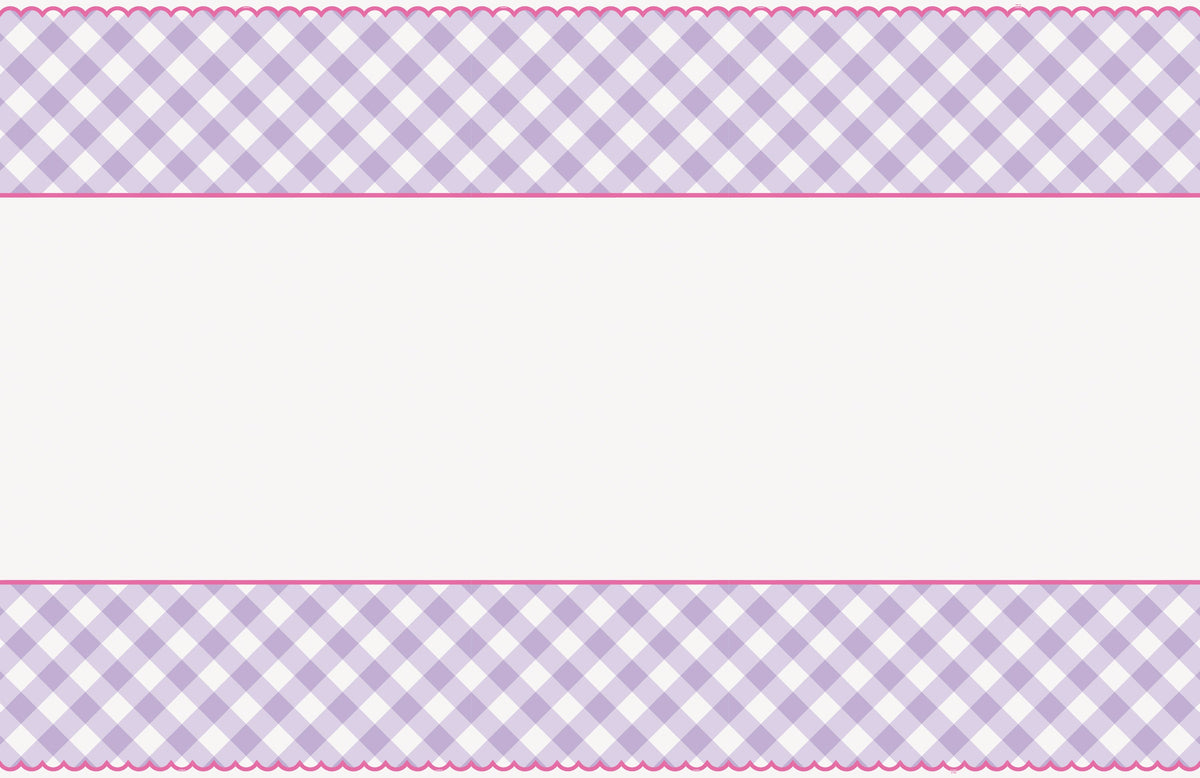 Pastel Gingham Tablecover by Unique from Instaballoons