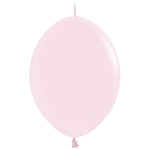 Pastel Matte Pink Link-O-Loons 6″ Latex Balloons by Sempertex from Instaballoons