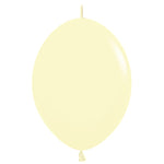 Pastel Matte Yellow Link-O-Loons 6″ Latex Balloons by Sempertex from Instaballoons