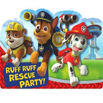 Paw Patrol 8 Invitation Cards - Amscan