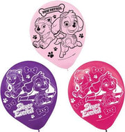 Paw Patrol Girl 12" Latex Balloons 6ct - Amscan