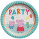 9" Paper Plates - Peppa Pig Confetti Party (8ct) - Amscan