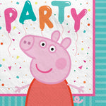 5" Beverage Napkins - Peppa Pig Confetti Party (16ct) - Amscan