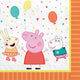 6.5" Luncheon Napkins - Peppa Pig Confetti Party (16ct) - Amscan