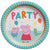 Peppa Pig Confetti Party Paper Plate 9″ by Amscan from Instaballoons