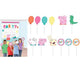 Peppa Pig Confetti Party Scene Setter w/ Props 16ct -  Amscan