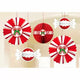 Peppermint Honeycomb Decoration