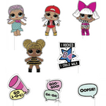 Photo Booth Props - LOL Surprise  (8ct) - Unique