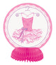 Pink Ballerina Mini Honeycomb Decorations