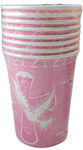 Pink Cross 9oz Cups 8ct