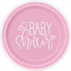 9" Paper Plate - Pink Hearts Baby Shower (8ct) - Unique