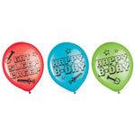 12" Latex Balloons - Pixel Party (6ct) - Amscan