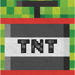 5" Beverage Napkins - TNT Pixel Party (16ct) - Amscan