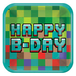 9" Paper Plates - Pixel Party (8ct) - Amscan