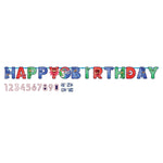 PJ Masks Jumbo Add-An-Age Letter Banner - Amscan
