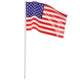 Plastic Flag with Stick - USA