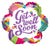 PR Colorblock Flower 18″ Foil Balloons by Convergram from Instaballoons