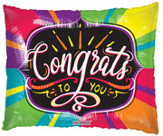 PR Congrats To You 36″ Foil Balloon by Convergram from Instaballoons