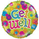PR Get Well Dots Holo 18″ Balloon