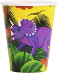 Prehistoric Dinosaurs 9oz Cups 8ct - Amscan