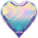 Primadescent Iridescent Heart 28″ Foil Balloon by Prima from Instaballoons