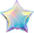 Primadescent Iridescent Star 28″ Foil Balloon by Prima from Instaballoons