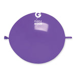 Purple G-Link  13″ Latex Balloons by Gemar from Instaballoons