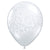 Filigree & Hearts-a-round - Diamond Clear 11″ Latex Balloons (50 count)