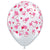 Red & Pink Hearts - Diamond Clear 11″ Latex Balloons (50 count)