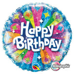 Birthday Radiance - Blue 18″ Balloon