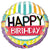 Birthday Striped Awning 18″ Balloon