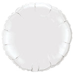 Circle - White 18″ Balloon