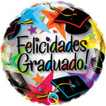 Felicidades Graduado! Stars 18″ Balloon