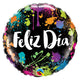 Feliz Día Color Splashes 18″ Balloon