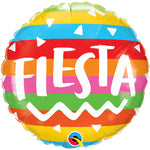 Fiesta Rainbow Stripes 18″ Balloon