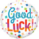 Good Luck Colorful Confetti 18″ Balloon