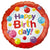 Happy Birthday Fun Bubble Dots 18″ Balloon