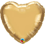 Heart - Chrome Gold 18″ Balloon