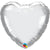 Heart - Chrome Silver 18″ Balloon