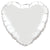 Heart - Silver 18″ Balloon