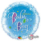 Welcome Baby Boy Stars 18″ Balloon