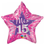 Mis 15 Hot Pink 20″ Balloon