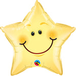 Smiley Face Star 20″ Balloon