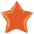 Star - Orange 20″ Balloon