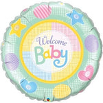 Welcome Baby Soft Pattern 36″ Balloon