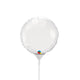 Mini Circle - White (air-fill Only) 4″ Balloon